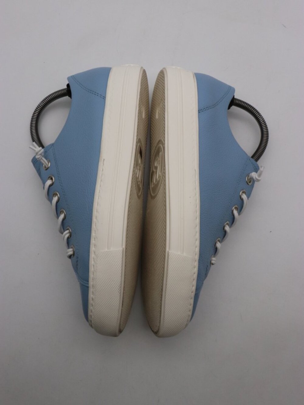 Paul Green Hadley Women’s Size UK 6.5 US 9 Platform Sneakers Sky Blue Leather - Picture 8 of 9